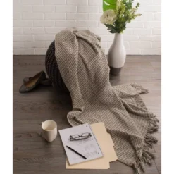 Houndstooth Throw - Design Imports -Decora Shop GUEST 4a6482d5 9fb5 471c 85dc 62f37171709a