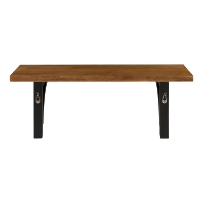 Wall Shelf - Brown/Black 4 Wall Shelf - Brown/Black - Image 4