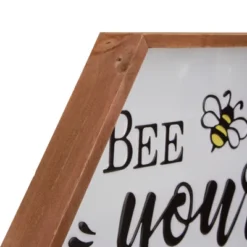 Northlight 16" Wooden Framed "Bee Yourself" Metal Sign Spring Wall Or Tabletop Decor 5 Northlight 16" Wooden Framed "Bee Yourself" Metal Sign Spring Wall Or Tabletop Decor -Decora Shop GUEST 4f7d62e0 9412 41c6 b38c 82f028b93108