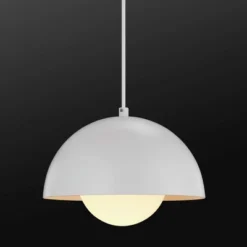 1-Light Amelia Plug-In Pendant With Glass Shade Matte White - Globe Electric -Decora Shop GUEST 4f88bbb4 fc26 4665 b03e 83b71dec3a6e
