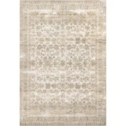 NuLOOM Deadra Vintage Floral Machine Washable Area Rug -Decora Shop GUEST 54a41bc9 a7f5 4f89 a097 feaaae6ace16