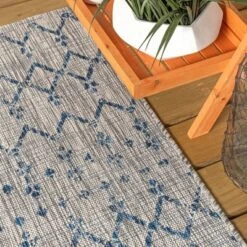 Ourika Moroccan Geometric Textured Weave Indoor/Outdoor Area Rug - JONATHAN Y 8 Ourika Moroccan Geometric Textured Weave Indoor/Outdoor Area Rug - JONATHAN Y -Decora Shop GUEST 54e9232e 4b73 41e8 b3f9 3faaabf434b8
