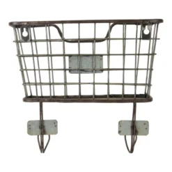 Rustic Distressed Wire Metal Hanging Wall Mail Pocket - Foreside Home & Garden 8 Rustic Distressed Wire Metal Hanging Wall Mail Pocket - Foreside Home & Garden -Decora Shop GUEST 55634943 faba 4ce8 8ce6 c1d31bb7c336