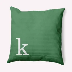 16"x16" Modern Monogram 'k' Square Throw Pillow - E By Design -Decora Shop GUEST 5923fb83 b997 41a5 b0dd 07ee61d65422