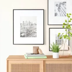 Thin Gallery Oversized Single Image Frame Black - Project 62™