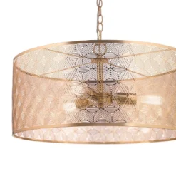 18.25" Roxsie Nickel Semi-Flush Mount Ceiling Fixture - River Of Goods -Decora Shop GUEST 5c87ab35 0682 4960 9afe 8f78c82dd68e