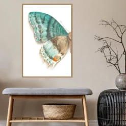 22" X 33" Fragile Wings III By Danhui Nai Framed Canvas Wall Art Light Brown - Amanti Art -Decora Shop GUEST 611ca4ee 5a73 4cbc a9f2 e2b28ed12a16