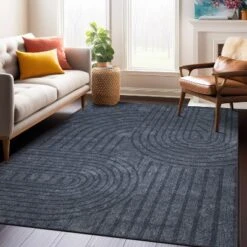 World Rug Gallery Contemporary Lines Machine Washable Area Rug -Decora Shop GUEST 61a24311 59b7 4499 938c f36e53596cf8