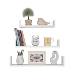 3pc Aalto U-Shaped Floating Wall Shelf Set - Danya B. -Decora Shop GUEST 651b5e09 0660 4687 b3b5 c5e24c99d9ce