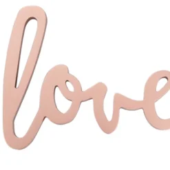 Lambs & Ivy Signature Loved Rose Gold Wood Wall Decor/Wall Hanging