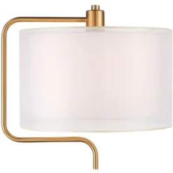 Possini Euro Design Carlyle Gold Black USB Desk Lamps Set Of 2 With Smart Socket -Decora Shop GUEST 660d6520 6604 4f20 9f83 1d5a15698403