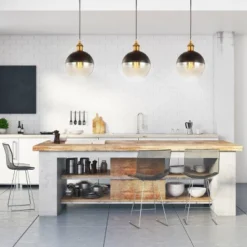 7.5" Metal Adjustable Nixon Drop Globe Pendant (Includes Energy Efficient Light Bulb) Brass - JONATHAN Y -Decora Shop GUEST 662299d7 14f7 4f9b bcb8 008a3e7f58a8