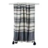 2-Tone Chevron Striped Throw Blanket - Design Imports