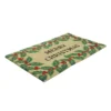 Northlight Natural Coir Holly Berries "Merry Christmas" Doormat 18" X 30"