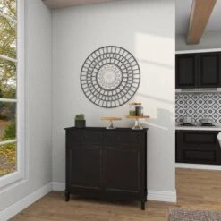 Metal Abstract Carved Design Wall Decor Black - Olivia & May -Decora Shop GUEST 6aaa6d1e 7965 4ca6 94d4 dd1dcbd60990