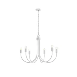 Ellie 6-Light Chandelier White - 510 Design -Decora Shop GUEST 6af80563 62b7 4edc ada4 32ee42e850b3