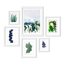 (Set Of 6) Framed Prints Gallery Wall Art Set Green Mountains By Louise Robinson - Americanflat -Decora Shop GUEST 6b07c020 ba91 4bc1 8704 cb236a687d98