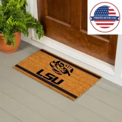 Evergreen Louisiana State University Logo Turf Mat, Brown- 28 X 16 Inches Indoor Outdoor Doormat -Decora Shop GUEST 6b634eaa 538d 4042 9e21 228b35c94453