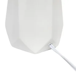 Ceramic Prism Table Lamp Off-White - Simple Designs -Decora Shop GUEST 6c0fbc94 b8ef 4b51 ba37 9ae6d2836823