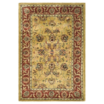 3'x5' Holly Accent Rug Gold/Red - Safavieh 2 3'x5' Holly Accent Rug Gold/Red - Safavieh - Image 2