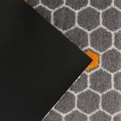 2'x3' ColorStar Bee Hex Door Mat Gray - Bungalow Flooring -Decora Shop GUEST 6d1f3c64 7d59 4769 864b bf41a102d092