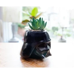 Silver Buffalo Star Wars Darth Vader Helmet Light-Up Mini Planter With Artificial Succulent -Decora Shop GUEST 6d419978 10d4 47f4 aa57 984c2746ec1e