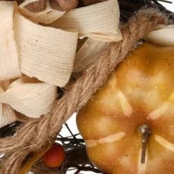 National Tree Company Artificial Autumn Wreath, Decorated With Pinenuts, Gourds, Berry Clusters, Pinecones, Assorted Leaves, Autumn Collection, 22 In -Decora Shop GUEST 6dbe35f5 cb49 4b78 97a8 4d9996b97ea3