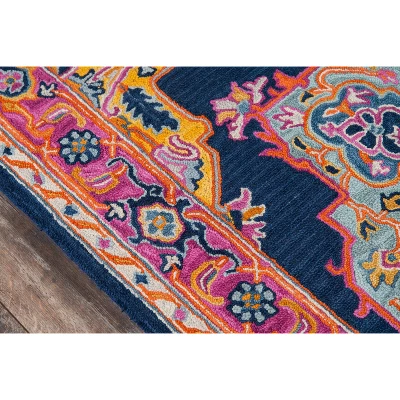 3'x5' Ibiza Naomi Accent Rug Navy - Momeni 2 3'x5' Ibiza Naomi Accent Rug Navy - Momeni - Image 2