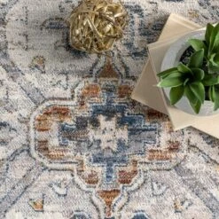 NuLOOM Addison Transitional Faded Medallion Fringe Area Rug -Decora Shop GUEST 7098d4e1 db1a 4485 8928 b5c63d882221