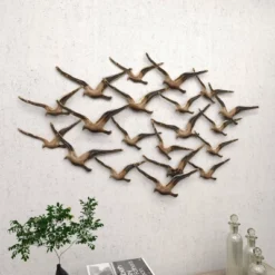 Metal Bird Flying Flock Of Wall Decor Gold - Olivia & May 18 Metal Bird Flying Flock Of Wall Decor Gold - Olivia & May -Decora Shop GUEST 71cd54e5 eaf7 4bea 9cf4 09d3d7236aae
