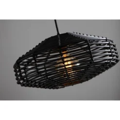 7" Kingston Pendant Ceiling Light Black - Adesso -Decora Shop GUEST 72443522 278e 411d 8a53 8381edd88028