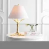 33.5" Galen Resin Table Lamp (Includes LED Light Bulb) Gold - JONATHAN Y