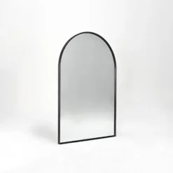 Serio 30"x 20" Arch Top Aluminum Alloy Framed Rectangular Bathroom Mirrors - The Pop Home