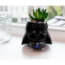 Silver Buffalo Star Wars Darth Vader Helmet Light-Up Mini Planter With Artificial Succulent -Decora Shop GUEST 76c15d97 b967 4cf9 8b84 614db1da20fb