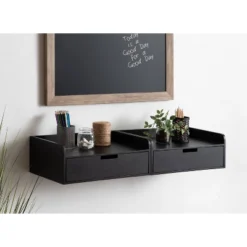 18" X 12" X 6.5" Kitt Floating Shelf Side Table - Kate & Laurel All Things Decor -Decora Shop GUEST 76e3ce3f 0a83 4575 9e71 4912d1574666
