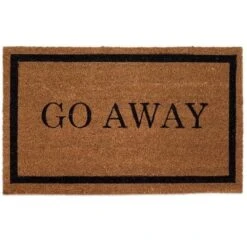 BirdRock Home Go Away Coir Doormat - 18 X 30" -Decora Shop GUEST 78603add 5141 4201 9cd3 cd82addeced3
