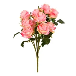 Vickerman 17.5" Artificial Rose Bush -Decora Shop GUEST 79892519 05ae 41c7 a247 fdf398b6d2c5