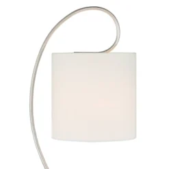 360 Lighting Modern Table Lamps Set Of 2 With USB Charging Port 26" High Metal Arc White Drum Shade For Living Room Bedroom Bedside Office -Decora Shop GUEST 7ac00fd4 2e41 4f64 88c3 436dd6ce2d21