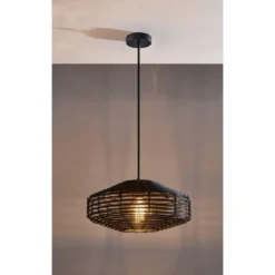 7" Kingston Pendant Ceiling Light Black - Adesso -Decora Shop GUEST 7e71e8ae e025 4b67 aa99 1d5f9025cd22