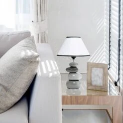 Ceramic Stone Table Lamp - Simple Designs -Decora Shop GUEST 7ed5382d 8618 4c64 9ce7 d449de9447dc