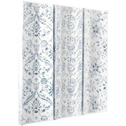 Set Of 3 Metal Floral Wall Decors With Embossed Details White - The Novogratz -Decora Shop GUEST 8209fdb9 5423 46c5 bcfe b2c775a2eb46
