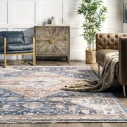 NuLOOM Addison Transitional Faded Medallion Fringe Area Rug -Decora Shop GUEST 82db0147 abdf 4c08 b841 9ca8f2496cd5