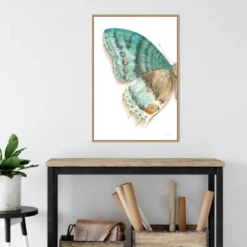 22" X 33" Fragile Wings III By Danhui Nai Framed Canvas Wall Art Light Brown - Amanti Art -Decora Shop GUEST 848dec19 e036 40b2 92ed 35004c4120e8