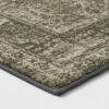 Floral Woven Area Rug Gray - Threshold™