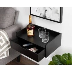 18" X 12" X 6.5" Kitt Floating Shelf Side Table - Kate & Laurel All Things Decor -Decora Shop GUEST 88734656 b145 49ab 9bc5 2f2457f2ef62