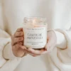 Sweet Water Decor Cashmere And Vanilla 9oz Clear Jar Candle