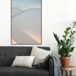 22" X 33" Play Of Light On Buildings By Greetje Van Son Framed Canvas Wall Art Gray Wash - Amanti Art -Decora Shop GUEST 90e801fd cb43 4e6f 9122 126336fb20fc
