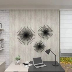 Set Of 3 Metal Starburst 3D Wall Decors - Olivia & May -Decora Shop GUEST 91474aee a548 484d 82bb 70f02044053a