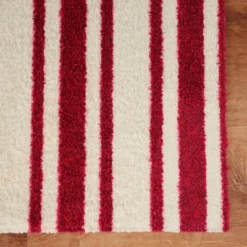 2'x3' ColorStar Timeless Stripe Door Mat Burgundy - Bungalow Flooring -Decora Shop GUEST 92899e25 960a 418d 9b24 2e9228c3fa24