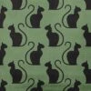 16"x16" Spooky Cats Square Throw Pillow Sage Green - E By Design